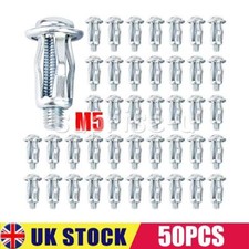 50x JACK NUTS THREADED INSERT