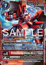 EX9-013 BlitzGreymon ACE : Rare Digimon Card : EX09: Versus Monsters