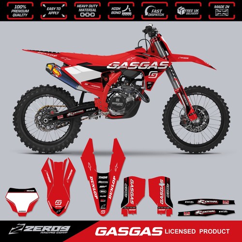Gasgas motocross graphics kit - gasgas,