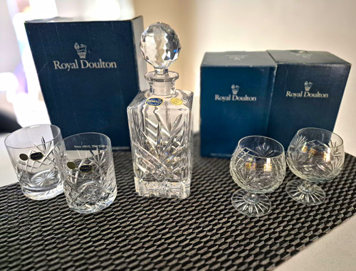 Royal doulton cut crystal - cut,