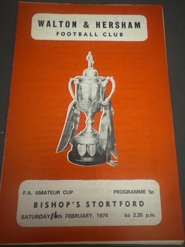 Walton hersham v bishops - &,
