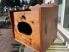 Vintage solid knotty pine - solid,