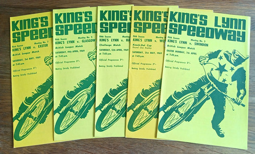 Speedway programmes kings - speedway,