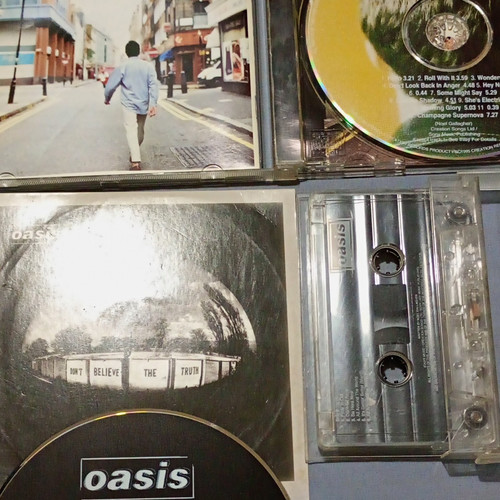 Oasis 2xcd and cassette - oasis,