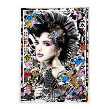 The Punkette HAND PAINTED by