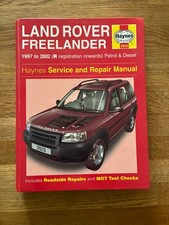 Haynes Land Rover Freelander 1997-2002 - Service And Repairs Manual - Preowned