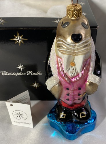 Radko blown glass ornament - radko,