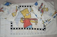 The Simpsons 3 Piece Twin Sheet Set Vintage 1990 Homer Bart Marge Lisa Maggie