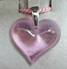 BEAUTIFUL LALIQUE PURPLE LARGE CRYSTAL HEART REALLY STUNNING