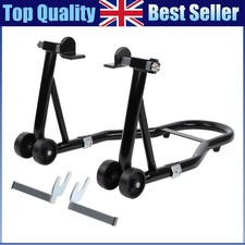 GEARZAAR Motorcycle Front Wheel Stand 400KG Heavy Motorcycle Front Fork Paddock