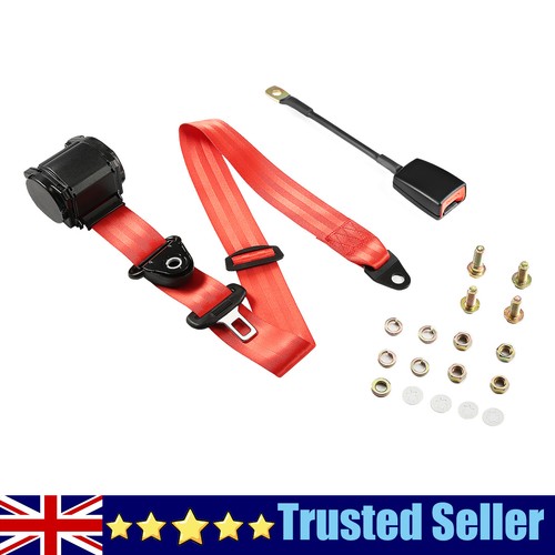 Universal red seatbelt - universal,