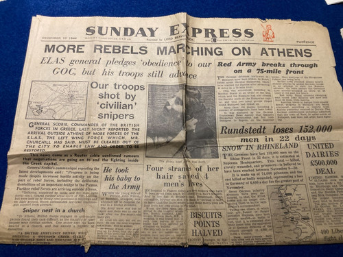 Ww2 sunday express - sunday, genuine