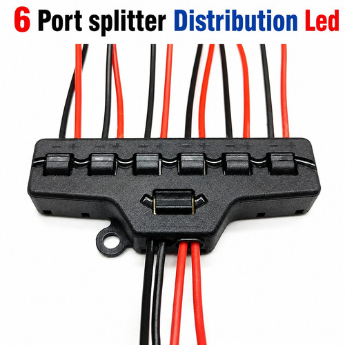 Model railway port splitter - port,