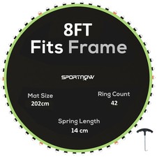 SPORTNOW Trampoline Mat with