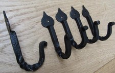 Rustic iron blacksmith hook