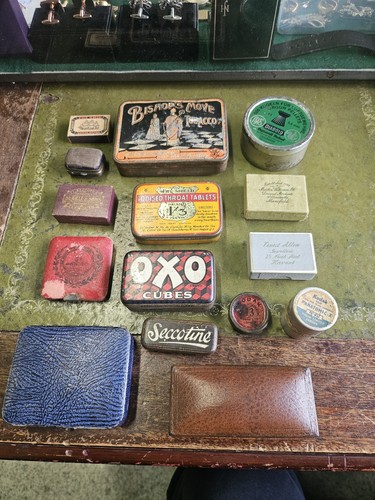 Vintage tin boxes job lot - boxes,
