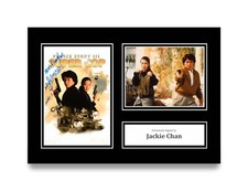 Jackie Chan Signed A4 Photo