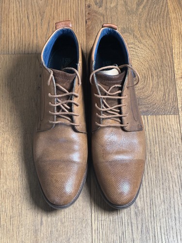 Brown leather ankle smart - leather,