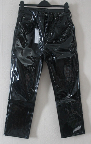 Bnwt topshop black wet look - bnwt,