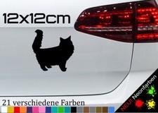 Fluffy Cat Sticker Silhouette