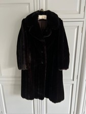 ASTRAKA VINTAGE FAUX FUR COAT