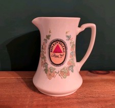 Bass & Co Pale Ale Burton On Trent Beswick Ceramic Water Jug Breweriana Pub Bar