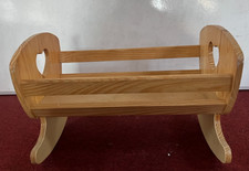 Toy wooden cot