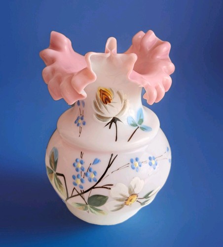 Antique hand painted - hand, white