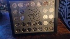 Full Set 2012 Olympic 50p In A