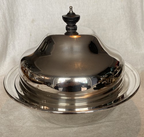 Antique silver plated muffin - silver,