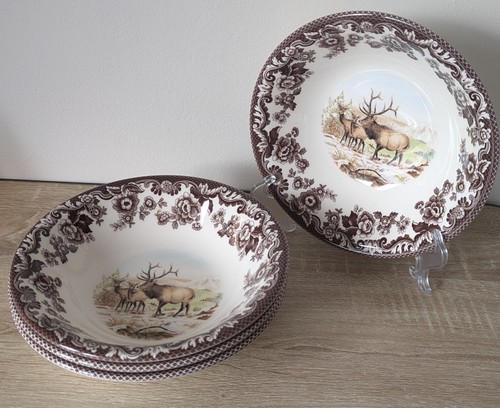 Spode woodland elk - woodland, soup