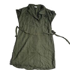 Noisy May Khaki Green Military Style Dress With Pockets Size UK Small