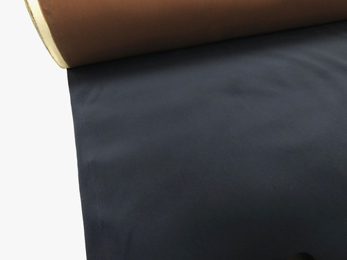 Navy blue plain velvet - navy,