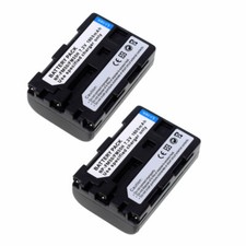2PACK Battery for Sony NP-FM30 NPFM50 Handycam DCR-TRV22E DCR-DVD201E TRV60E