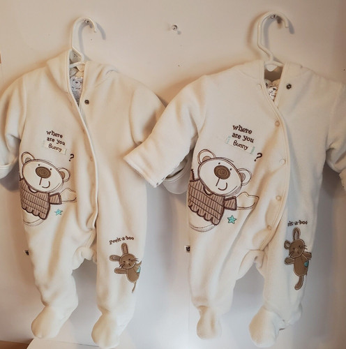 Fleece baby buntings - baby, buntings-set