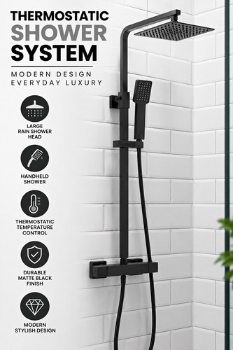 Thermostatic complete shower - complete,