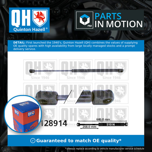 Boot gas strut qts128914 - boot,