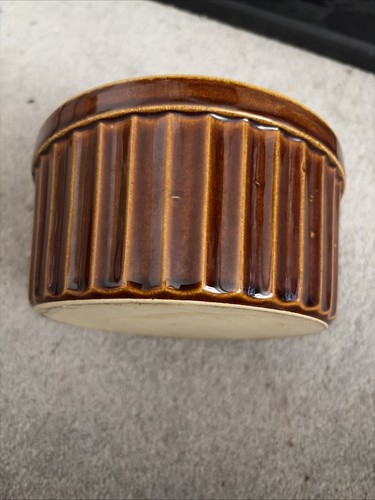 Vintage large brown souffle - vintage,