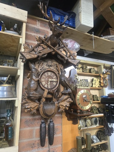 Antique black forest hunter - black,