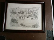 Framed Burnsall Wharfdale