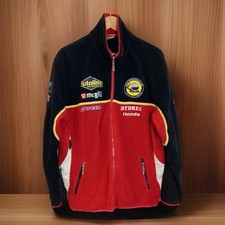 Vintage Honda Men’s Racing F1 Power Hydrex Power Full Zip Fleece Jacket Size M