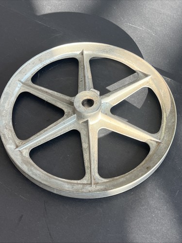 Vintage antique metal - metal, pulley