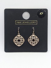 Next Rose Gold Drop Earrings -