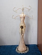 Elegant Beautiful  Dress - Vintage Quality Lady Mannequin Jewellery Stand - VGC