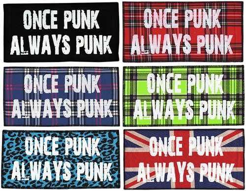 Once punk always - punk, sew-on
