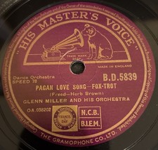 Glenn Miller PAGAN LOVE / GLEN