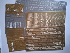 Clear out; Peel off sentiments sheets