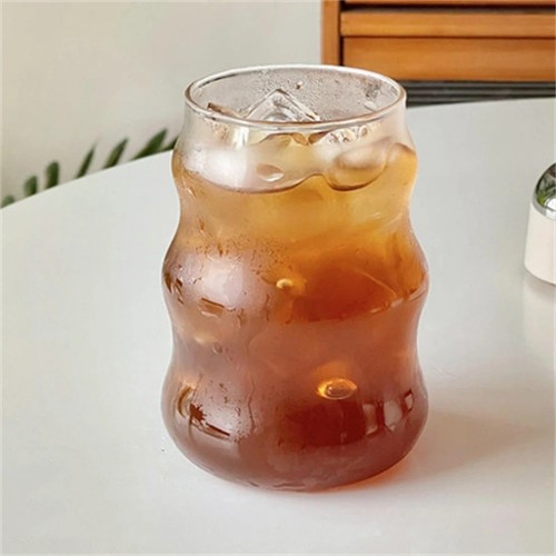 530ml glass tumbler striped - 530ml,