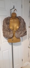 Vintage rabbit fur stole - vintage,