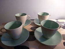 Poole Pottery Two Tone 4 x Tea
